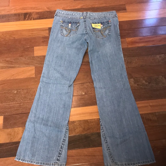 ❤️Jessica Simpson Size 9 Princy Patchwork Jeans❤️ - Picture 4 of 5